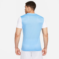 Nike Tiempo Premier II Maillot de Foot Bleu Clair Blanc