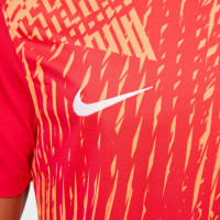 Nike Dri-Fit Precision VI Trainingsshirt Rood Oranje Wit