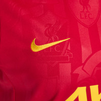Nike Liverpool Pre-Match Maillot d'Entraînement 2024-2025 Femmes Rouge Jaune