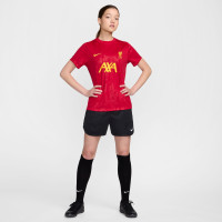 Nike Liverpool Pre-Match Maillot d'Entraînement 2024-2025 Femmes Rouge Jaune