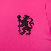 Nike Chelsea Strike Maillot d'Entraînement Manches Longues 2024-2025 Femmes Rose Noir