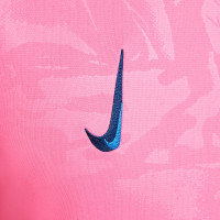 Nike Atletico Madrid Pre-Match Maillot d'Entraînement 2024-2025 Rose Bleu Foncé