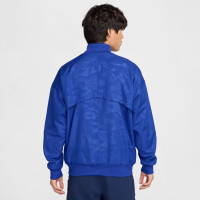 Nike FC Barcelone Anthem Veste d'Entraînement 2024-2025 Bleu Vert Clair
