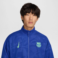 Nike FC Barcelone Anthem Veste d'Entraînement 2024-2025 Bleu Vert Clair
