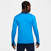 Nike Chelsea Strike Haut d'Entraînement 1/4-Zip 2024-2025 Bleu Bleu Foncé