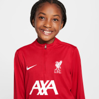 Nike Liverpool Academy Pro Haut d'Entraînement 2024-2025 Enfants Rouge Blanc