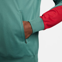 Nike Liverpool Strike Survêtement à Capuche Full-Zip 2024-2025 Vert Noir Rouge