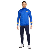 Nike Inter Milan Strike Survêtement Full-Zip 2024-2025 Bleu Bleu Foncé Doré