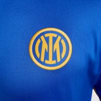 Nike Inter Milan Strike Survêtement Full-Zip 2024-2025 Bleu Bleu Foncé Doré