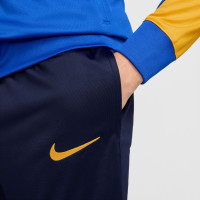 Nike Inter Milan Strike Survêtement Full-Zip 2024-2025 Bleu Bleu Foncé Doré