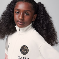 Nike Paris Saint-Germain x Jordan Strike Survêtement Full-Zip 2024-2025 Enfants Blanc Cassé Noir Rose