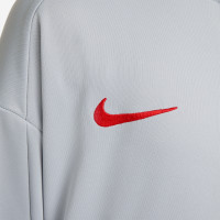 Nike Liverpool Academy Pro Survêtement Full-Zip 2024-2025 Enfants Gris Gris Foncé Jaune Rouge