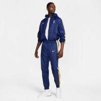 Nike Tottenham Hotspur Woven Trainingspak Hooded 2024-2025 Donkerblauw Geel Wit