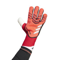 adidas Predator Pro Gants de Gardien de But Rouge Blanc Noir