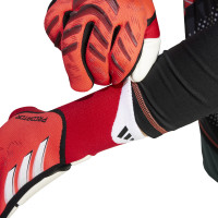 adidas Predator Pro Gants de Gardien de But Rouge Blanc Noir