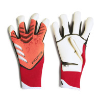 adidas Predator Pro Hybrid Keepershandschoenen Rood Wit Zwart