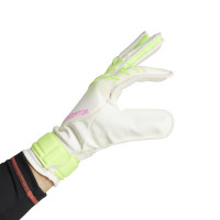 adidas Predator Training Gants de Gardien de But Blanc Jaune Néon Rose