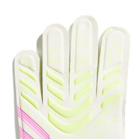 adidas Predator Training Gants de Gardien de But Blanc Jaune Néon Rose