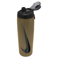 Nike Refuel Locking Gourde 709ML Doré Noir
