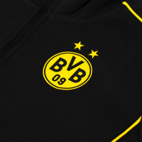PUMA Borussia Dortmund Casuals Trainingspak Full-Zip 2024-2025 Zwart Geel