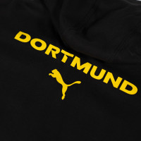 PUMA Borussia Dortmund Casuals Trainingspak Full-Zip 2024-2025 Zwart Geel