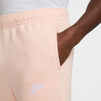 Nike Sportswear Club Fleece Joggingbroek Lichtroze Wit