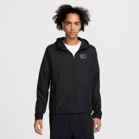 Nike Sportswear Air Woven Trainingspak Full-Zip Zwart Groen Zilver