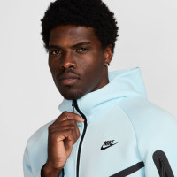 Nike Tech Fleece Sportswear Veste Bleu Clair Noir