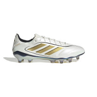 adidas Copa Pure 3 Elite Tease Gazon Naturel Chaussures de Foot (FG) Blanc Doré Noir