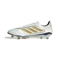 adidas Copa Pure 3 Elite Tease Gazon Naturel Chaussures de Foot (FG) Blanc Doré Noir