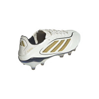 adidas Copa Pure 3 Elite Tease Gazon Naturel Chaussures de Foot (FG) Blanc Doré Noir