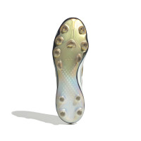 adidas Copa Pure 3 Elite Tease Gazon Naturel Chaussures de Foot (FG) Blanc Doré Noir