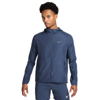 Nike Miler Repel Survêtement Full-Zip Bleu Foncé Argenté