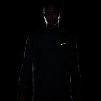 Nike Miler Repel Survêtement Full-Zip Bleu Foncé Argenté