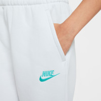 Nike Sportswear Club Fleece Joggingbroek Kids Grijs Turquoise