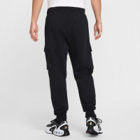 Pantalon cargo en polaire Nike Sportswear Club noir et blanc