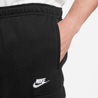 Pantalon cargo en polaire Nike Sportswear Club noir et blanc