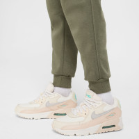 Nike Sportswear Club Fleece Trainingspak Kids Olijfgroen Wit