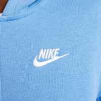 Nike Sportswear Club Fleece Trainingspak Full-Zip Hooded Kids Blauw Wit