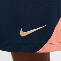 Nike Chelsea Strike Trainingsbroekje 2024-2025 Donkerblauw Lichtroze Goud