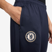 Nike Chelsea Strike Trainingspak 2024-2025 Dames Lichtroze Donkerblauw Goud