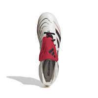 adidas Predator League FT Gazon Naturel Artificiel Chaussures de Foot (MG) Blanc Noir Rouge
