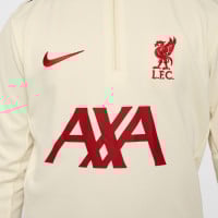 Nike Liverpool Academy Pro Survêtement 1/4-Zip 2024-2025 Tout-Petits Blanc Cassé Noir Rouge