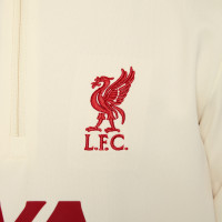 Nike Liverpool Academy Pro Haut d'Entraînement 2024-2025 Tout-Petits Blanc Cassé Rouge