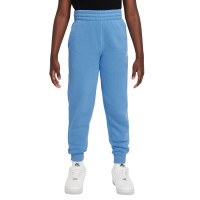 Nike Sportswear Club Fleece Pantalon de Jogging Enfants Bleu Blanc