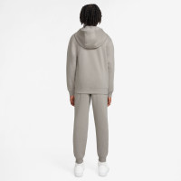 Nike Sportswear Club Fleece Trainingspak Full-Zip Hooded Kids Grijs Wit