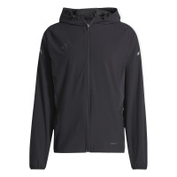 adidas Tiro 25 Vis Tech Pro Survêtement à Capuche Full-Zip Noir Gris Foncé
