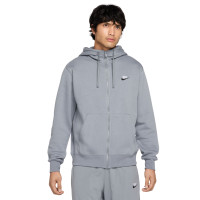 Nike Sportswear Club Fleece Gilet Gris Noir Blanc