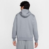 Nike Sportswear Club Fleece Gilet Gris Noir Blanc