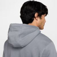 Nike Sportswear Club Fleece Gilet Gris Noir Blanc